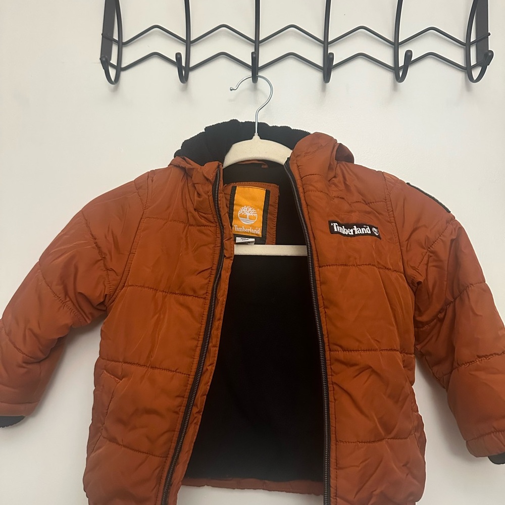 Timberland Kids Rust Puffer Coat